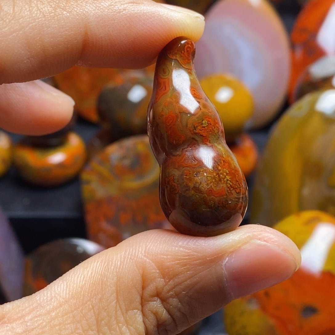 玛瑙/玉髓吊坠(不含链)未镶嵌