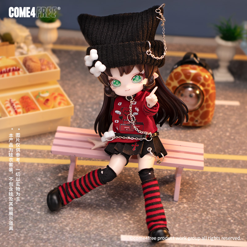 【日常系列】失序小熊 E055-01BJD娃衣OB11娃衣套装(发衣不发娃）