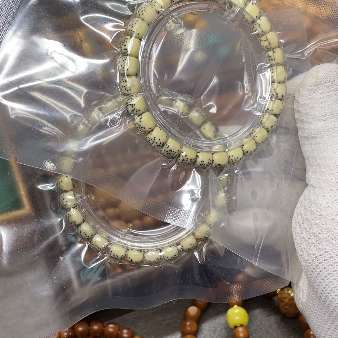 星月菩提手串9×8河豚星月