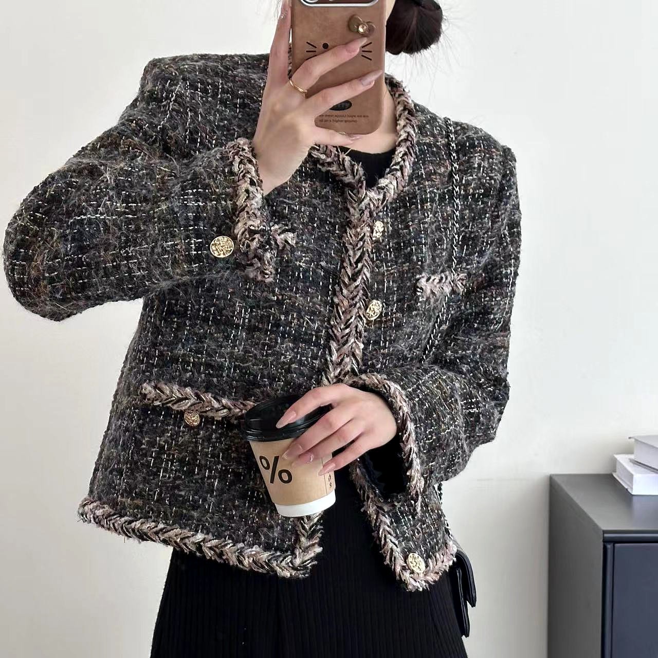 【081-090】小香风外套棉服外套