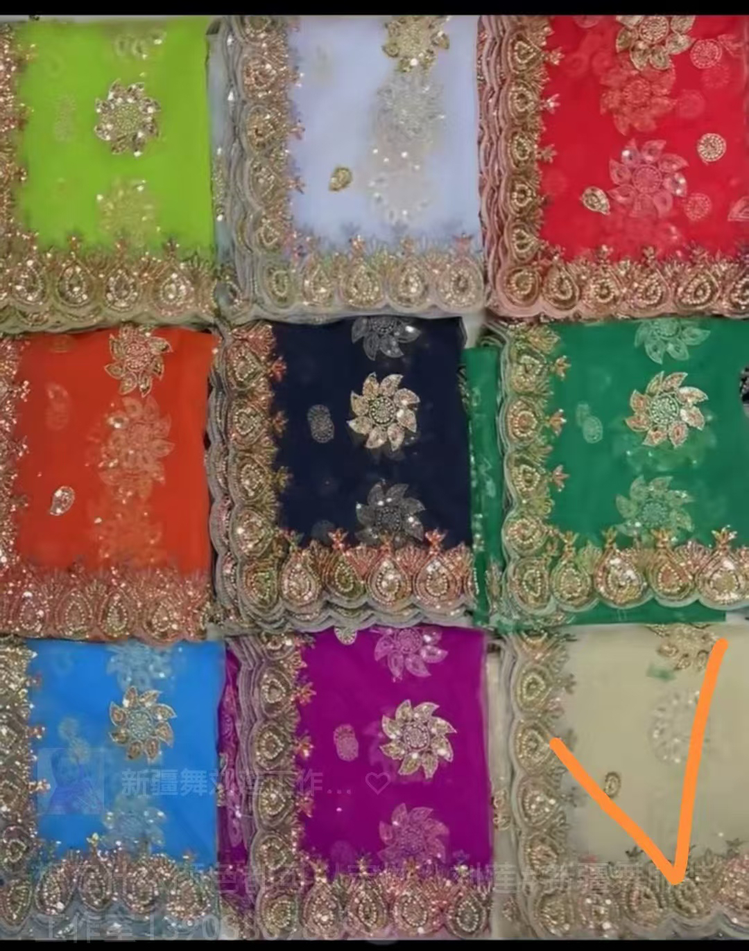 各类时尚款手工穿珠沙料连衣裙只限直播间