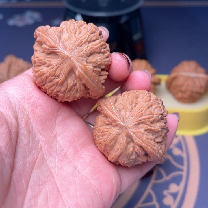 文玩核桃把件43磨盘全品