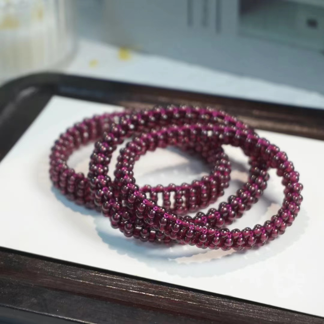 【书记甄选】天然原创石榴石手牌 多样性发一件 6218GD