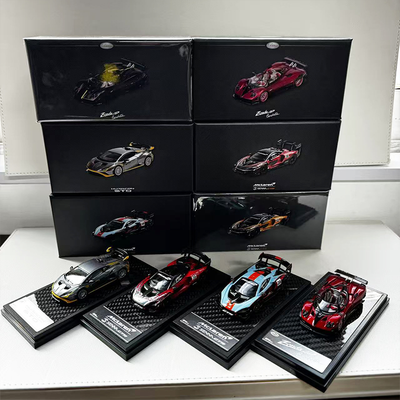 佛山展限订车模 1:64 LCD 帕加尼花雅 ZONDA 兰博 STO合金车模