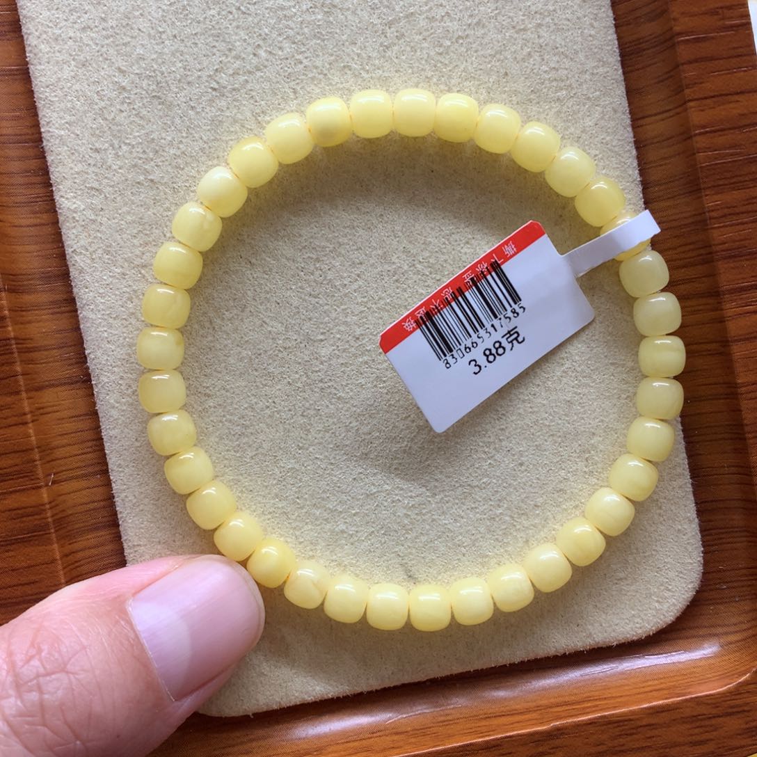 蜜蜡手链未镶嵌蜜蜡