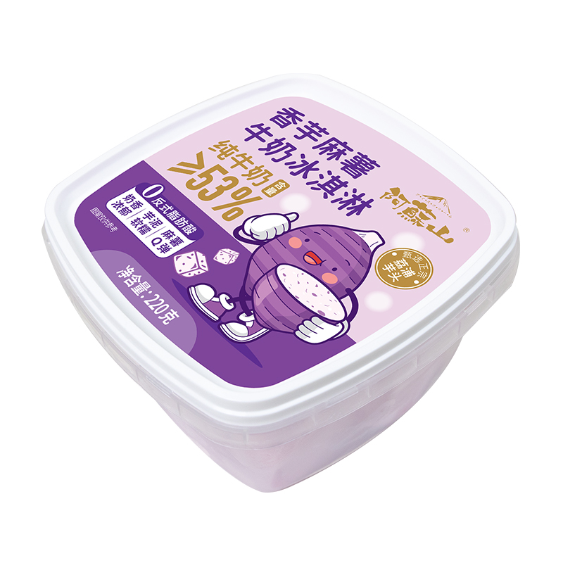 阿苏山香芋麻薯牛奶冰淇淋(220g)