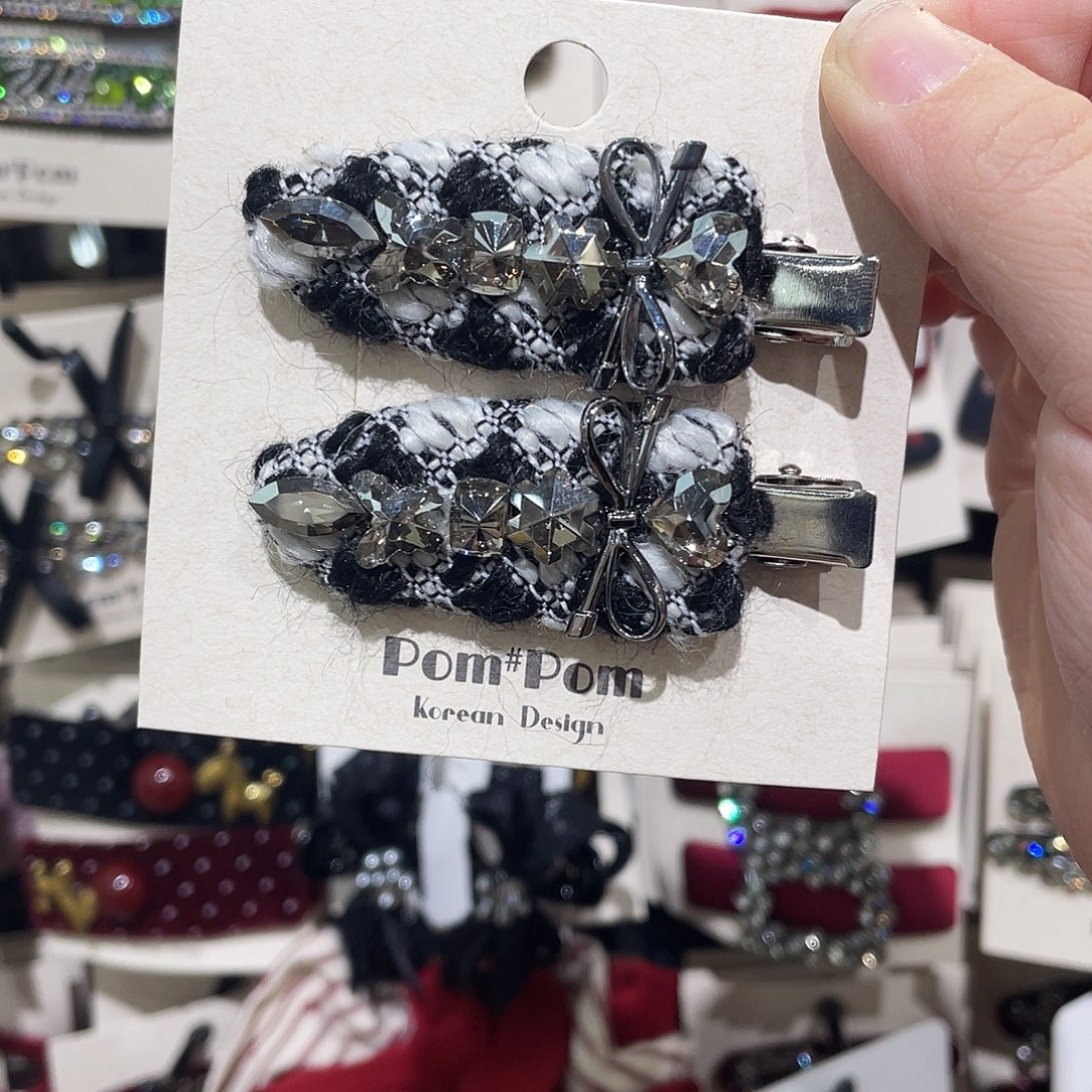 布艺非金属鸭嘴夹