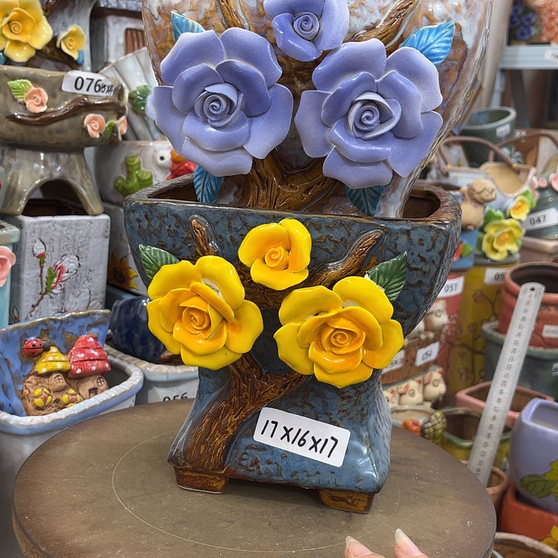 粗陶多肉花盆花盆