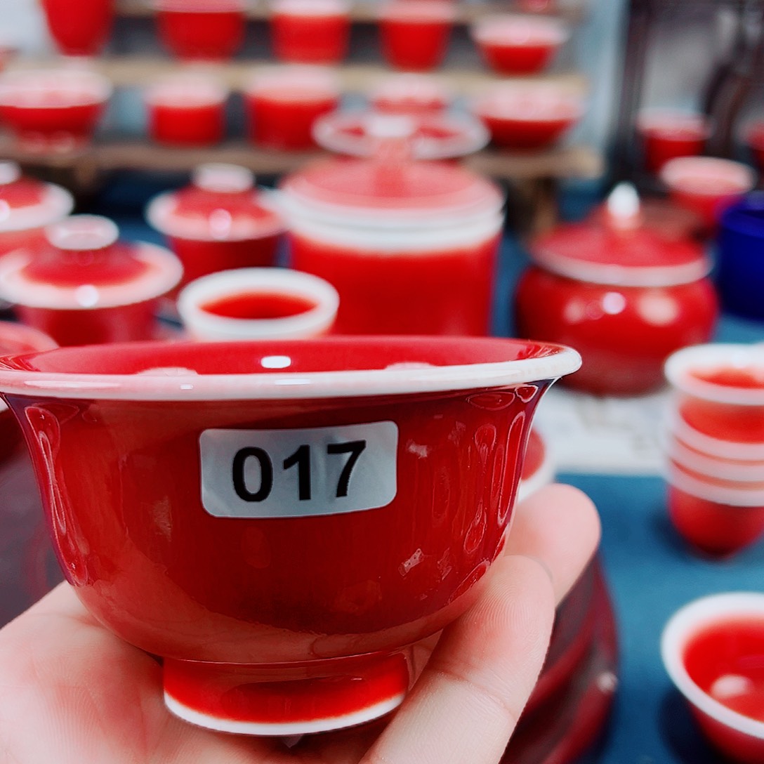 景德镇陶瓷原矿郎红茶具