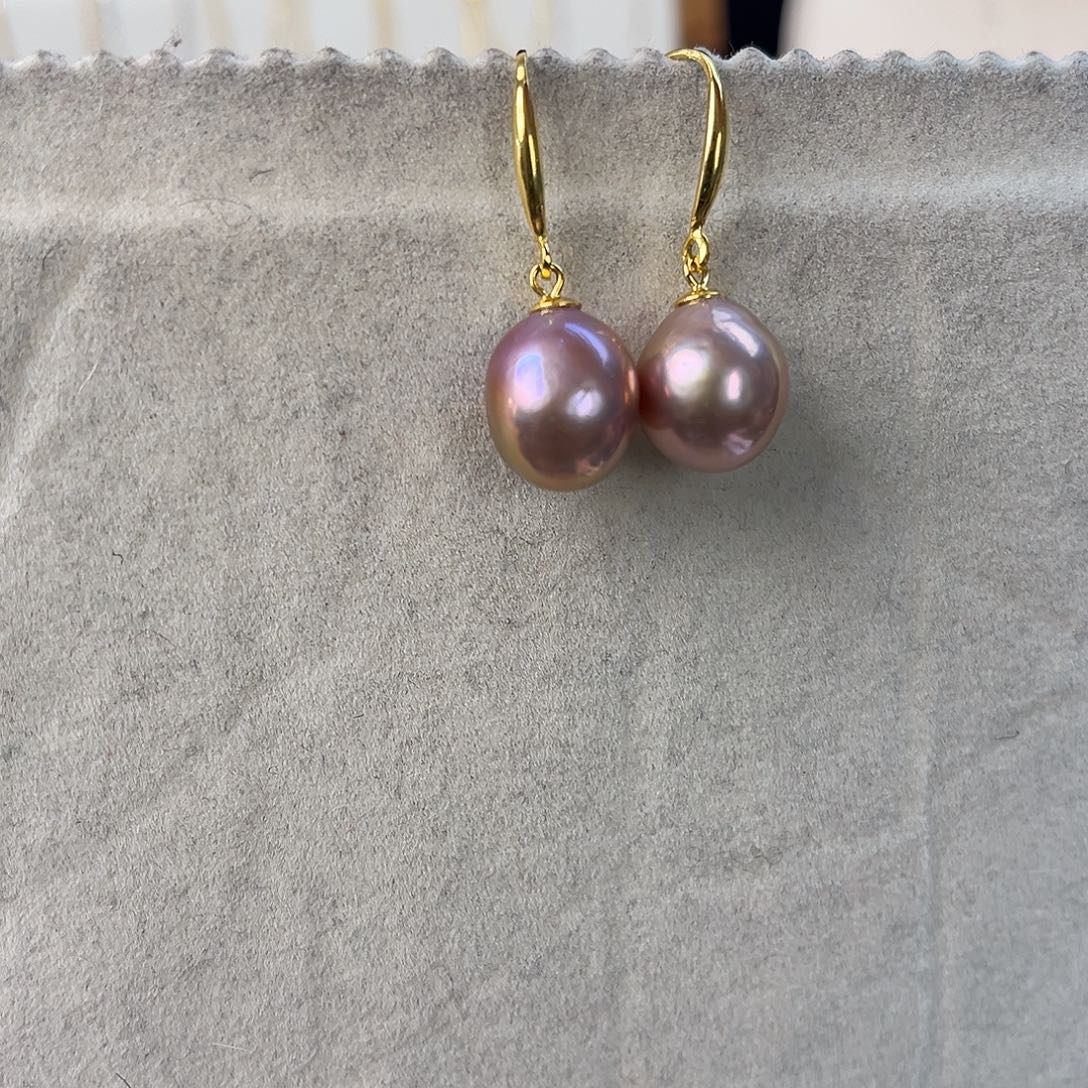 耳饰淡水珍珠银S925镶嵌