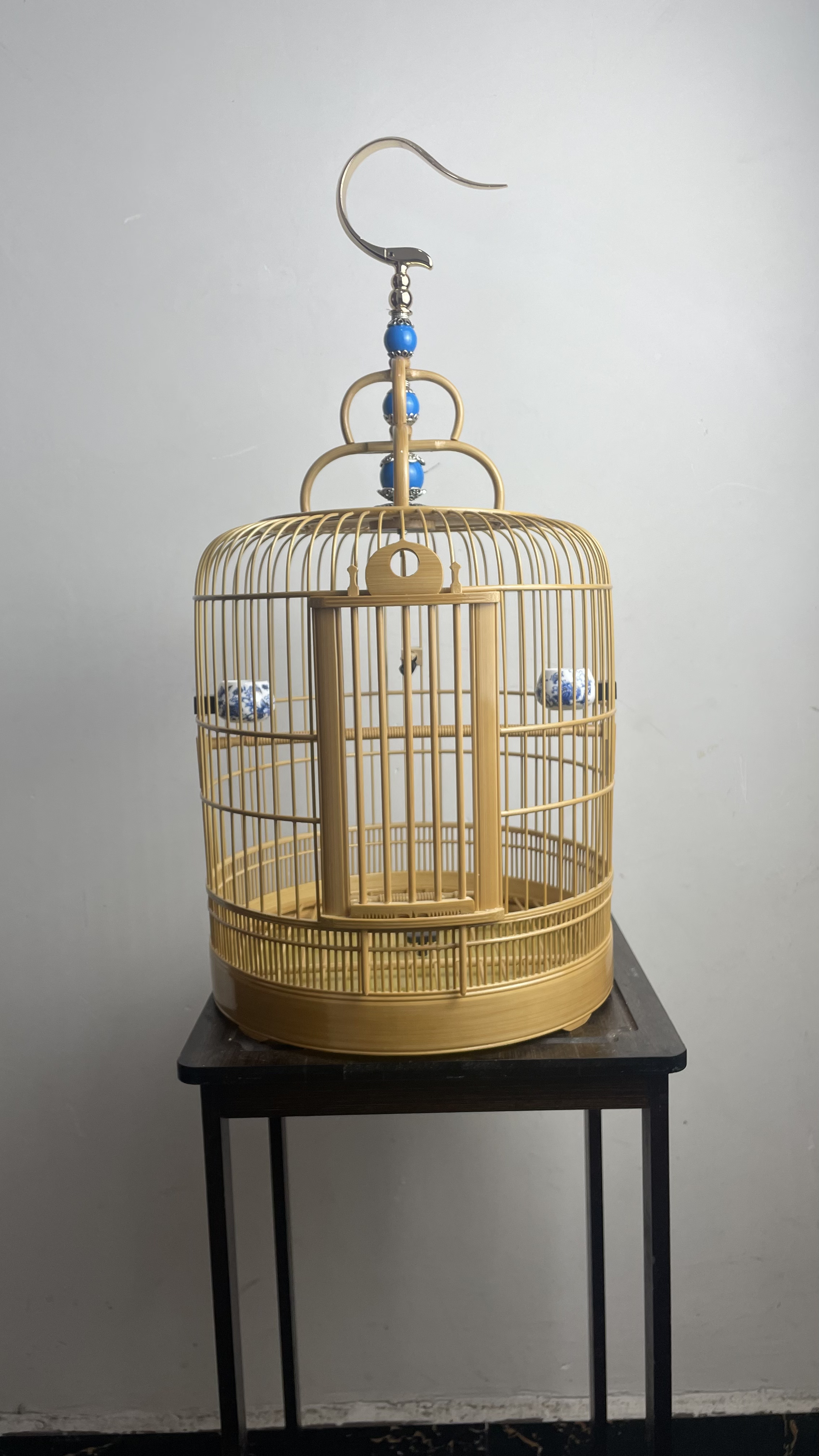 26公分都匀圆笼黄豆鸟笼小米雀鸟笼相思鸟笼绿锈鸟笼