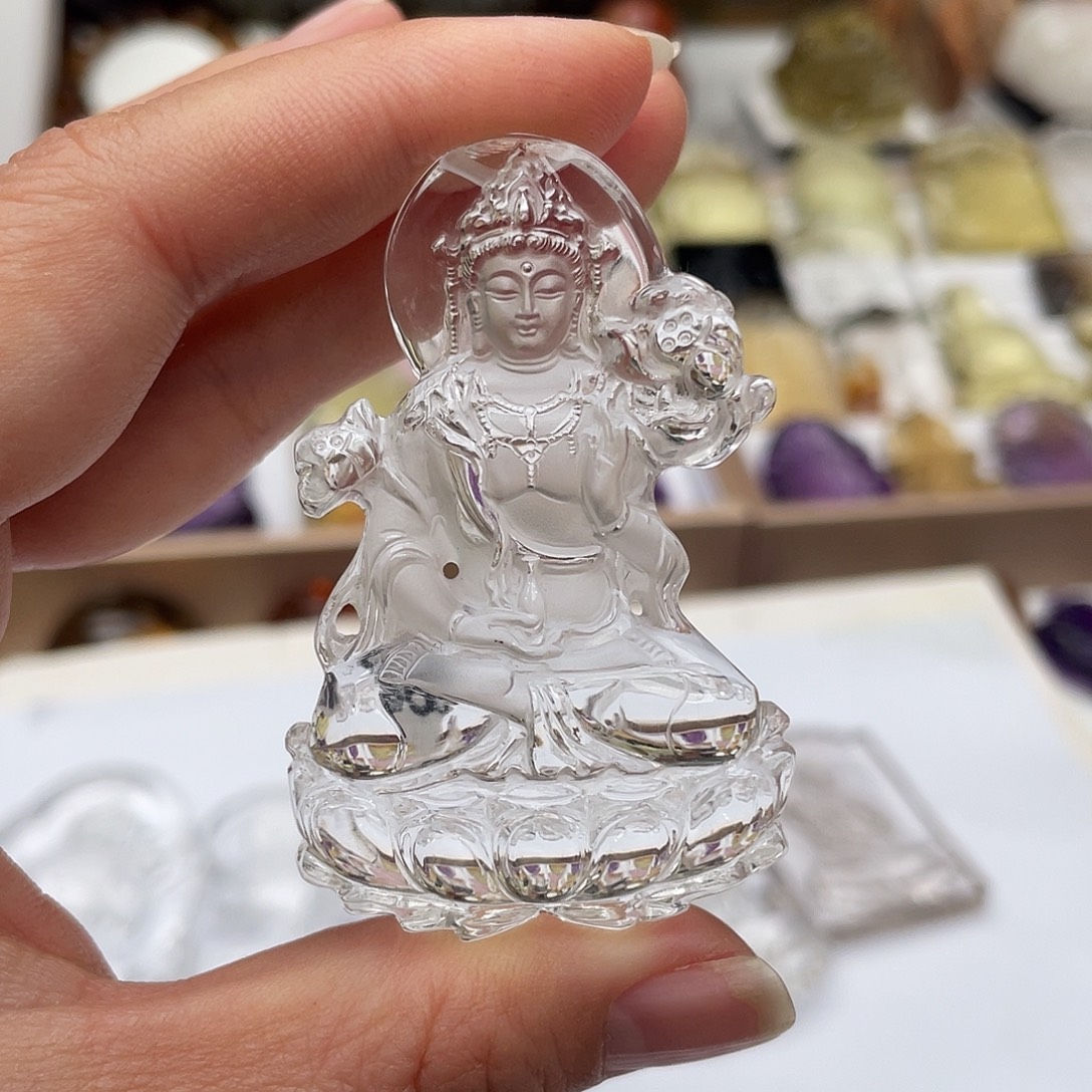 水晶颈饰未镶嵌定制