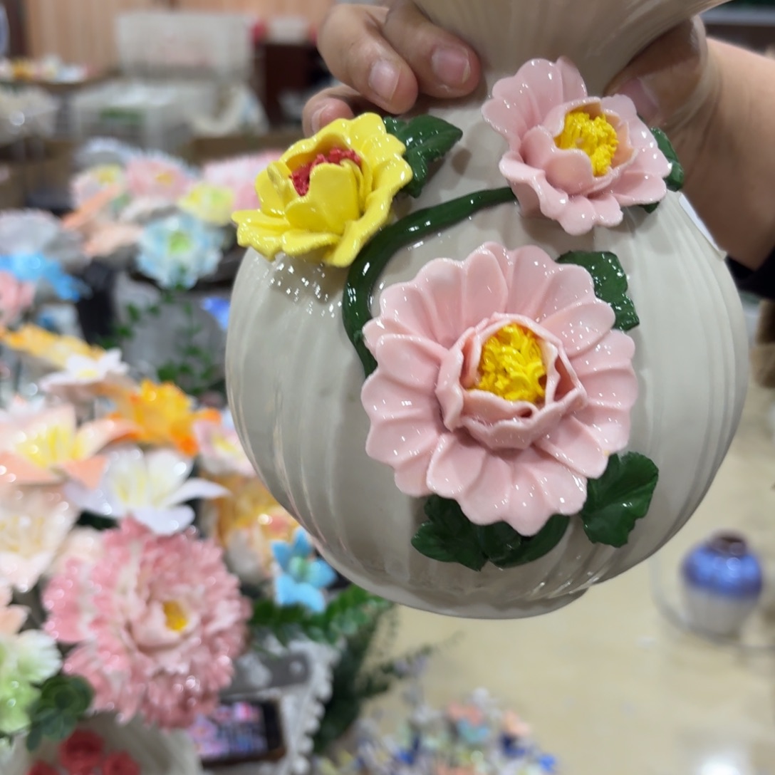 陶瓷花，拍满20发货，爱退款拉黑