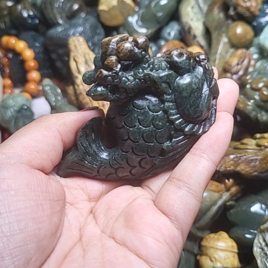 岫岩河磨玉（透闪石质玉）未镶嵌挂件