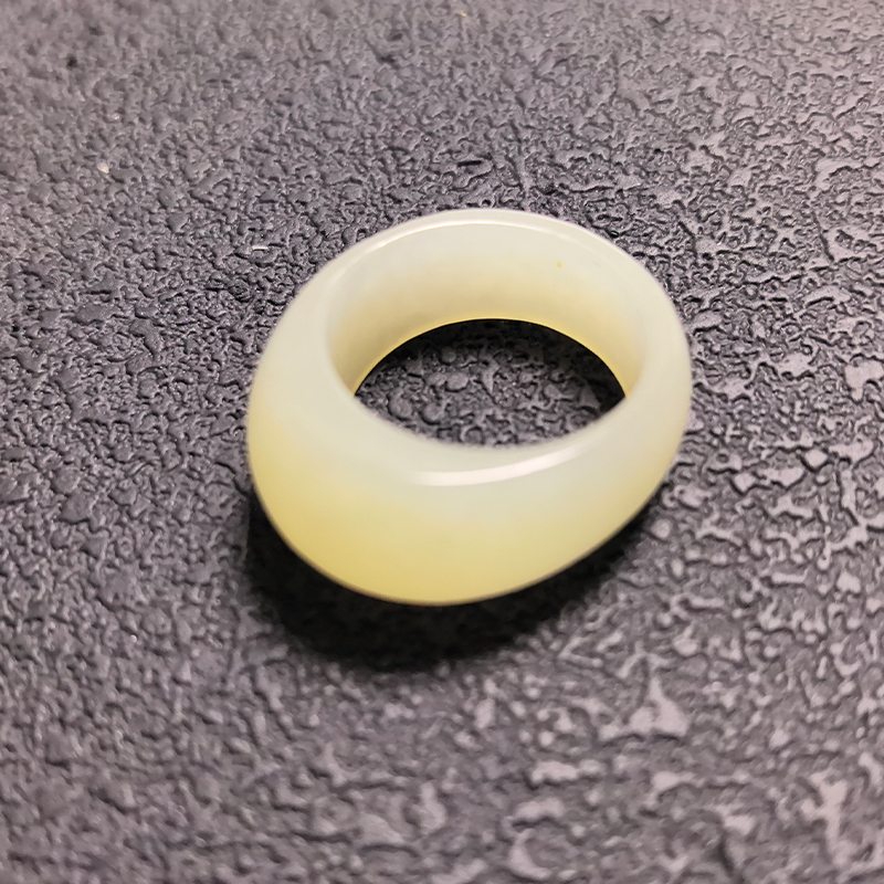 天然和田玉青白玉戒指时尚气质百搭