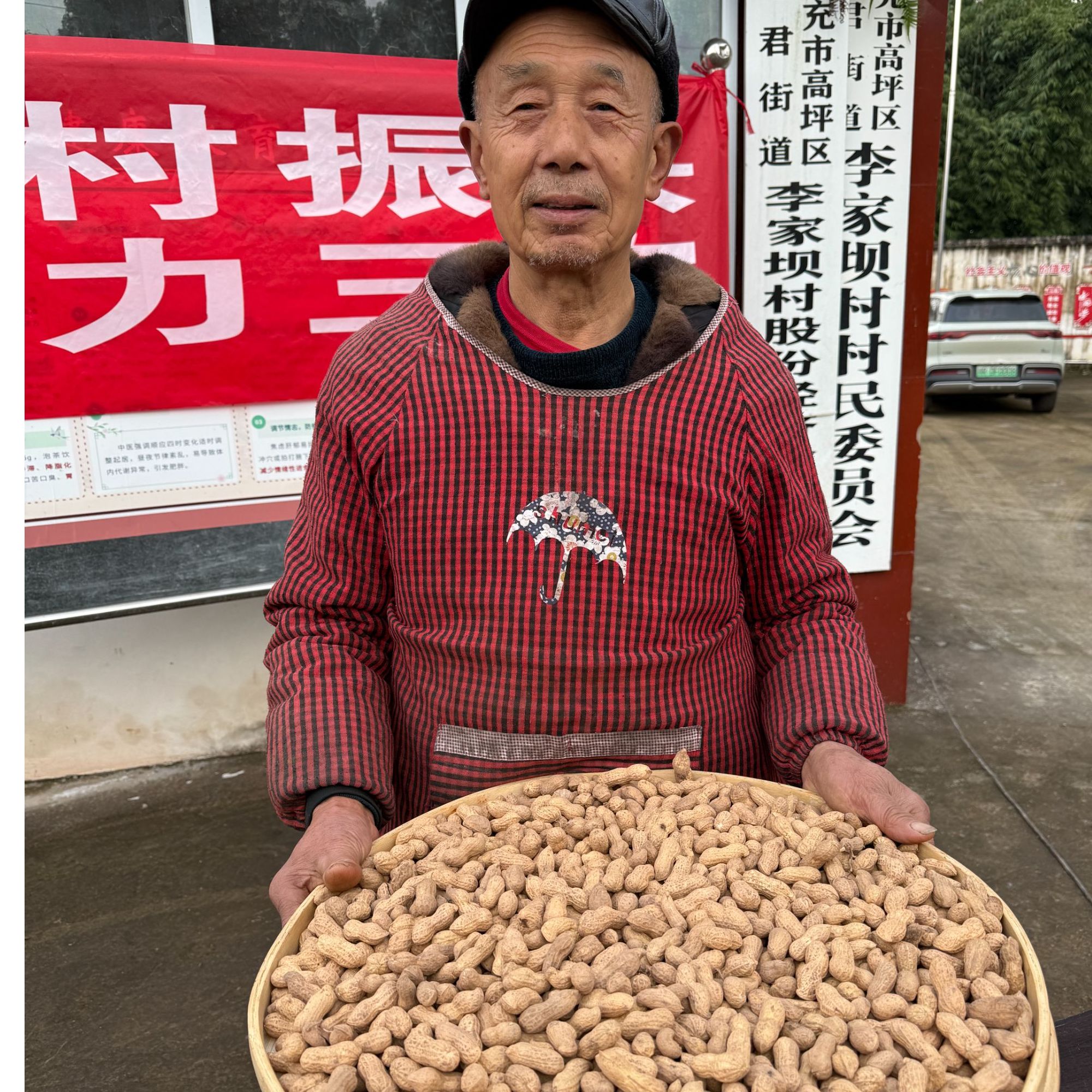 四川南充正宗农家自种无药物机械处理带壳花生