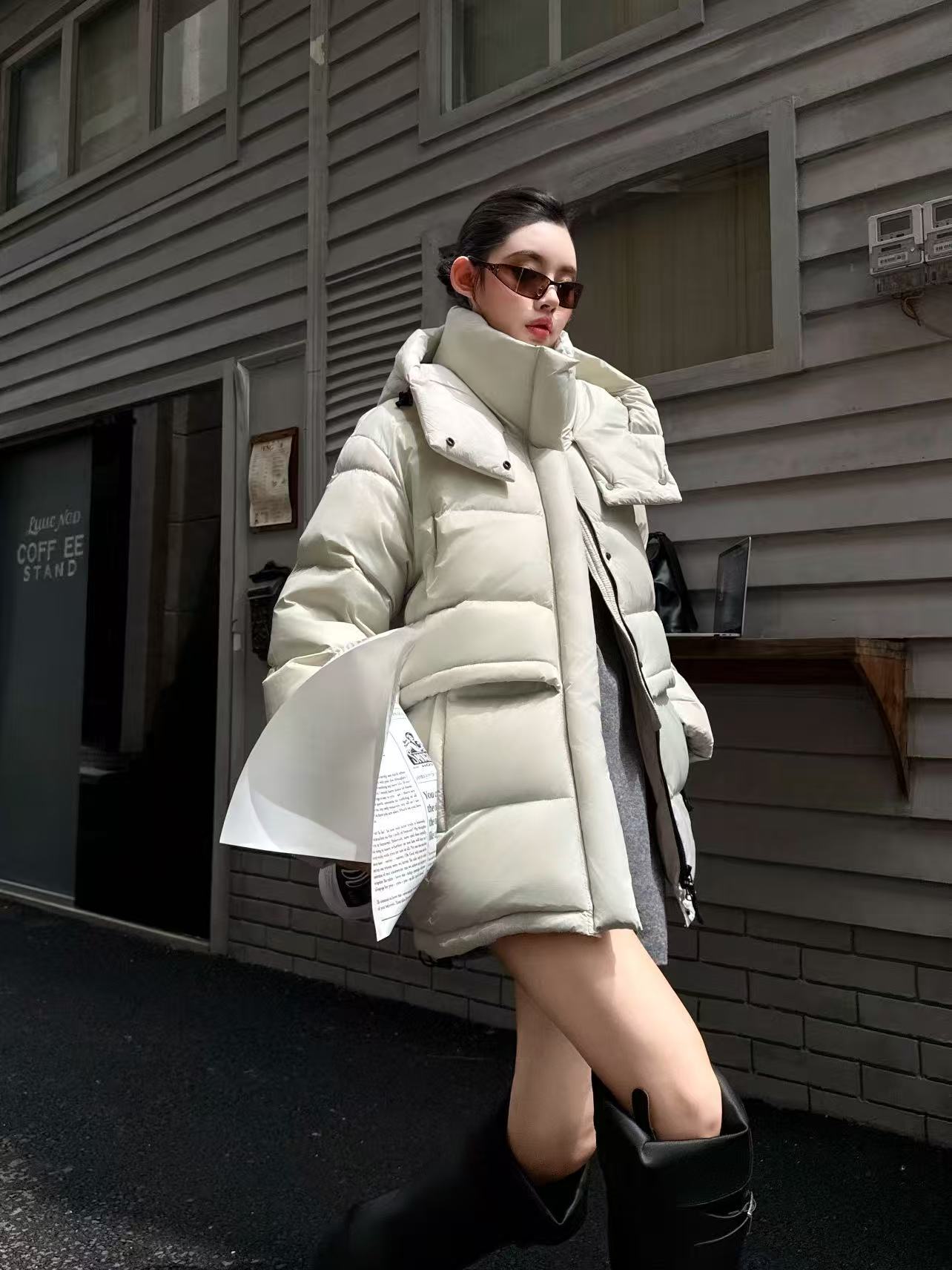 【W201-W299】55欧版大码女装休闲百搭宽松加厚上衣集合[非图片款]