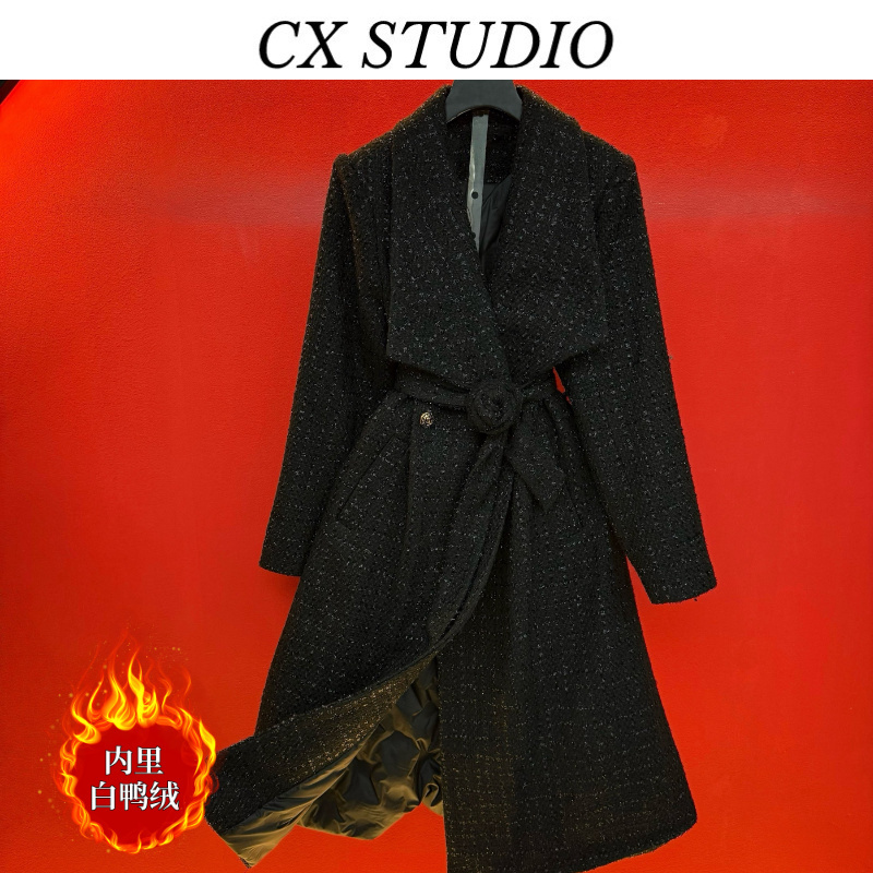 QC编码40 经典收腰轻奢时尚羽绒服（定制女装）CX317