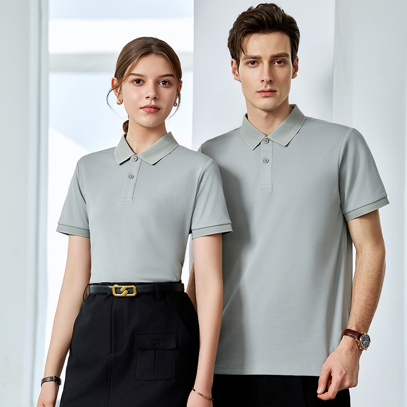 运动标准基础大众夏季Polo衫休闲商务polo短袖拉链上衣翻领