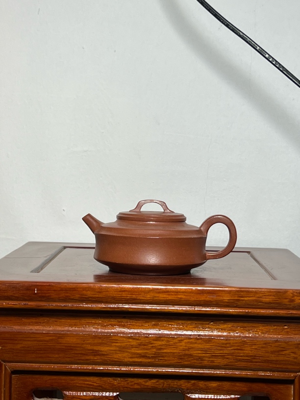 宜兴紫砂壶红降坡周盘