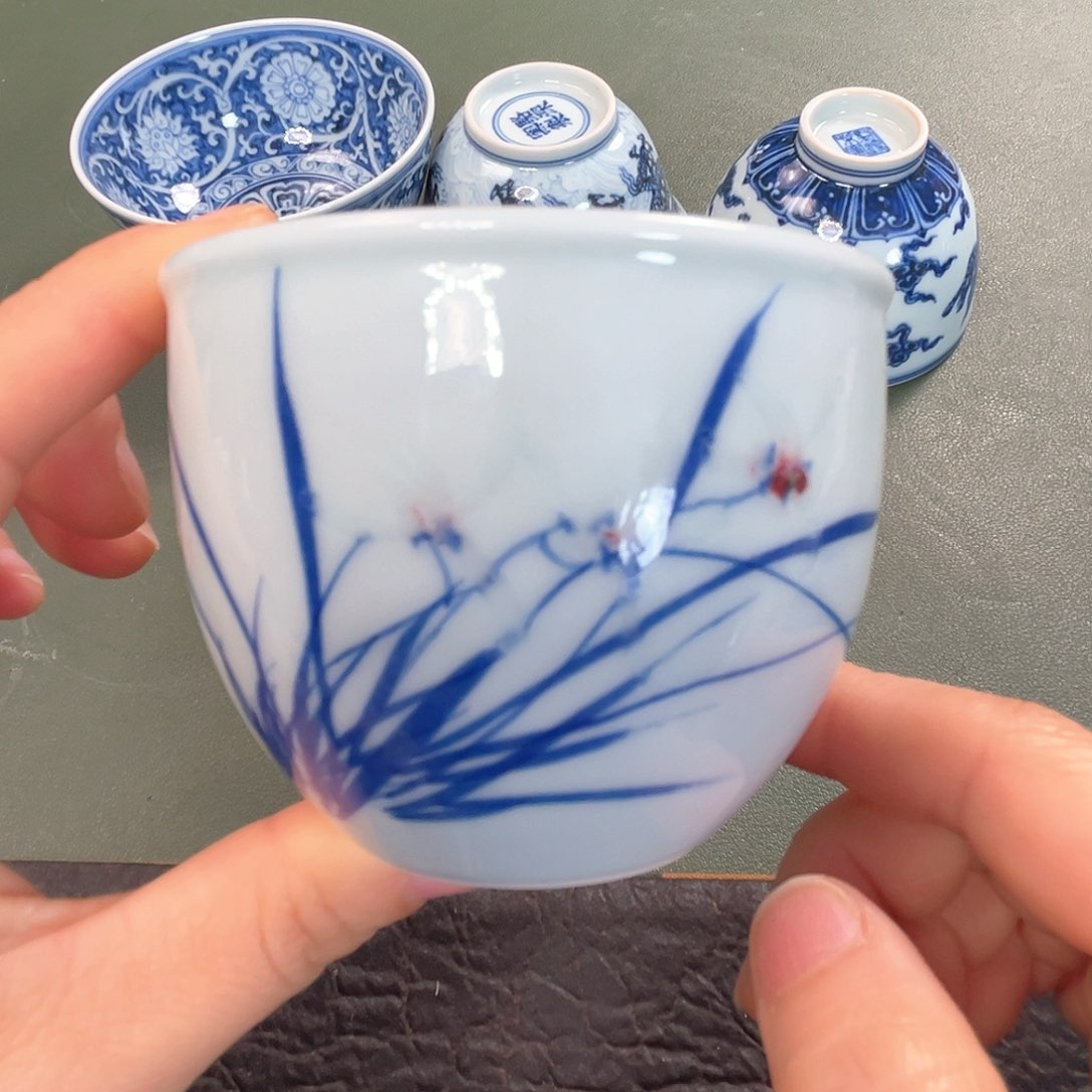 杯青花瓷器青花瓷器