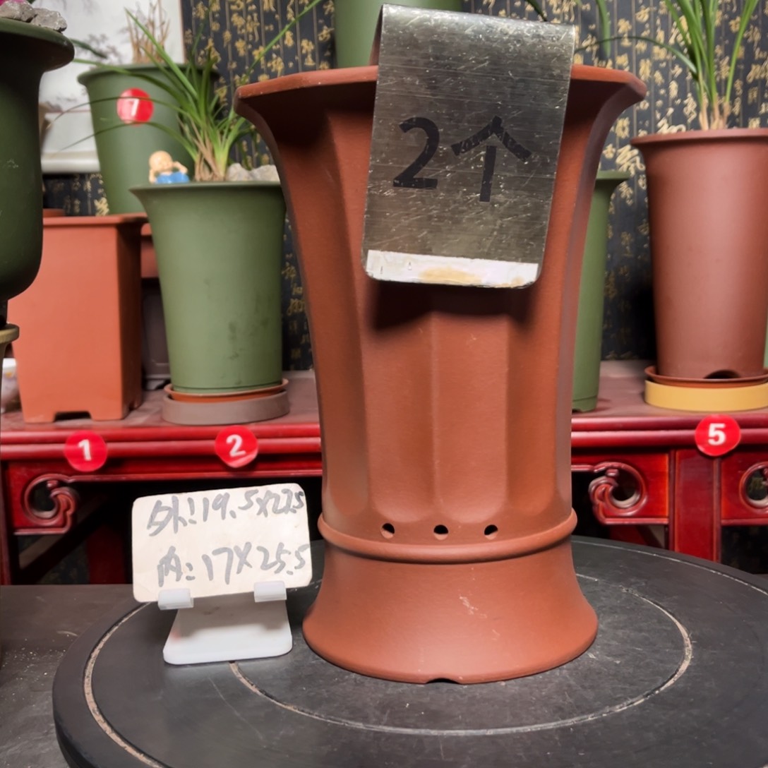 紫砂花盆紫砂花盆