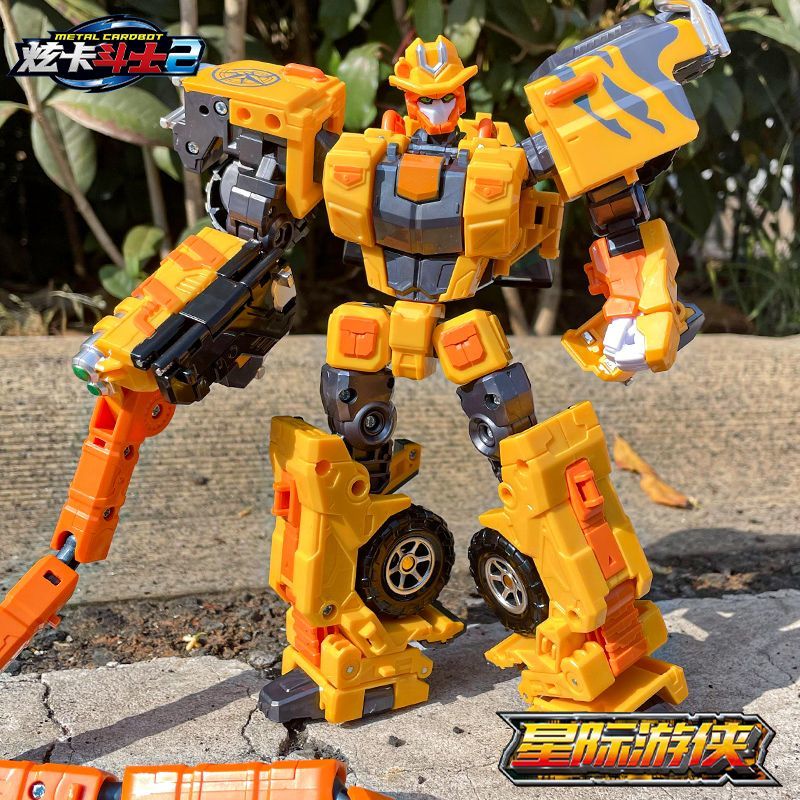 星际游侠变形机甲机器人男孩玩具炫卡斗士2机器人玩具