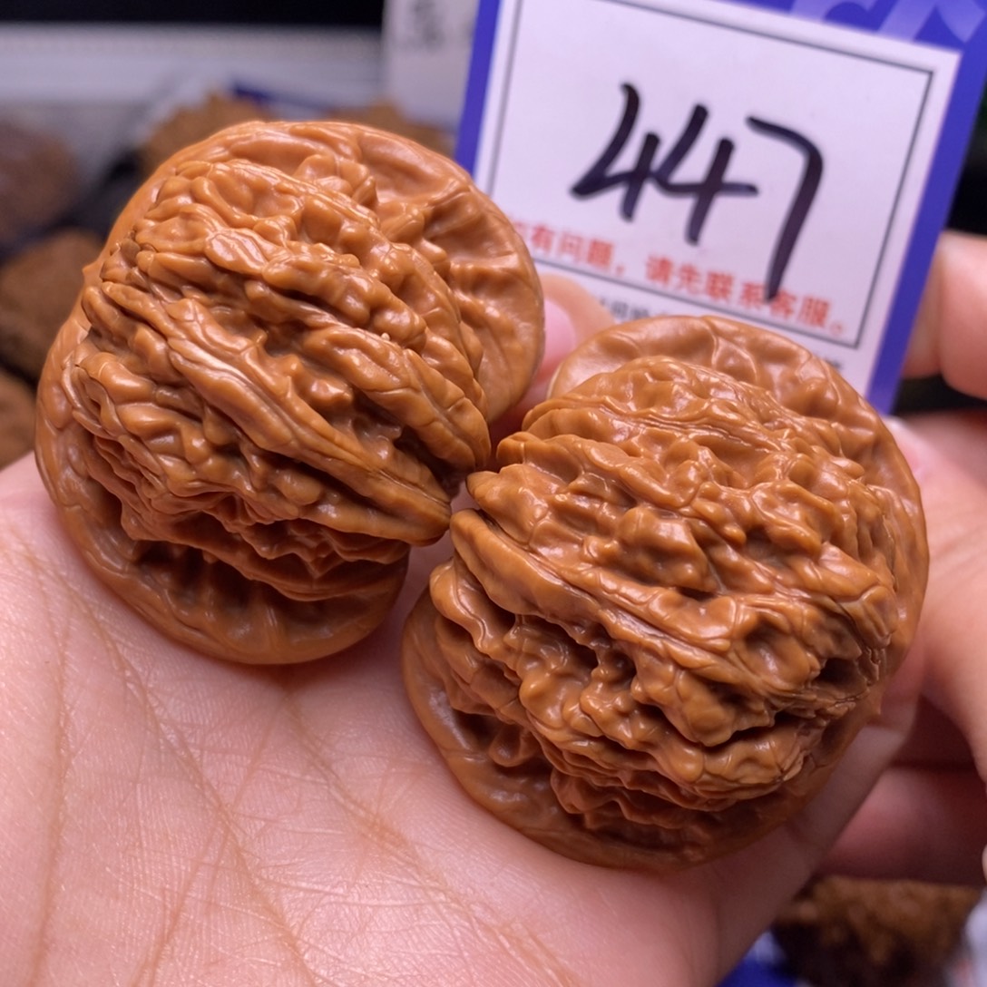 把件文玩核桃46四座楼447