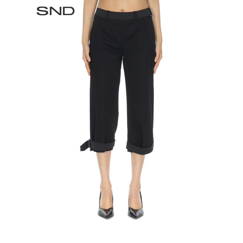 【SNDOUR LEGACY 设计师品牌】SND AW25 腰带装饰中裤