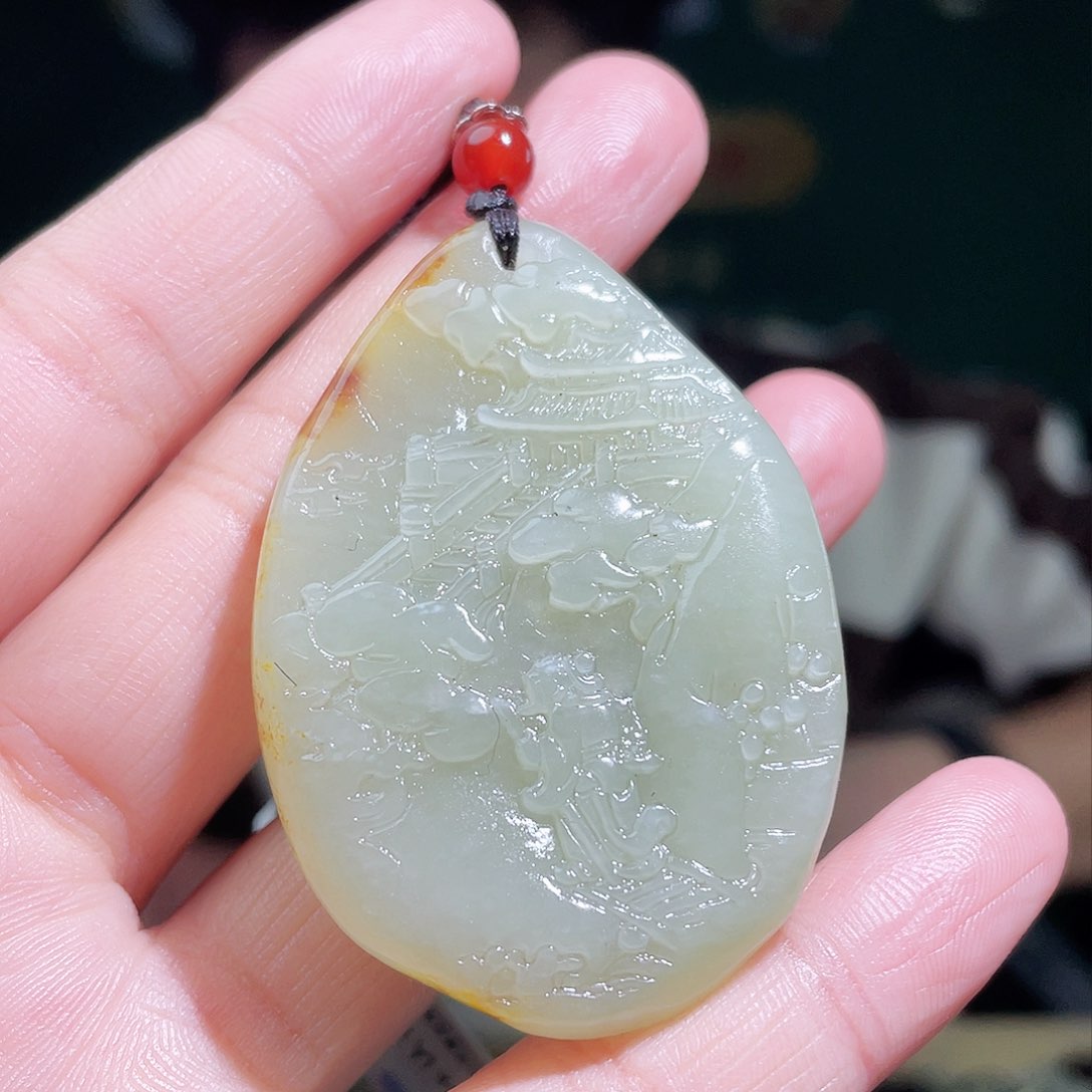 和田玉颈饰未镶嵌