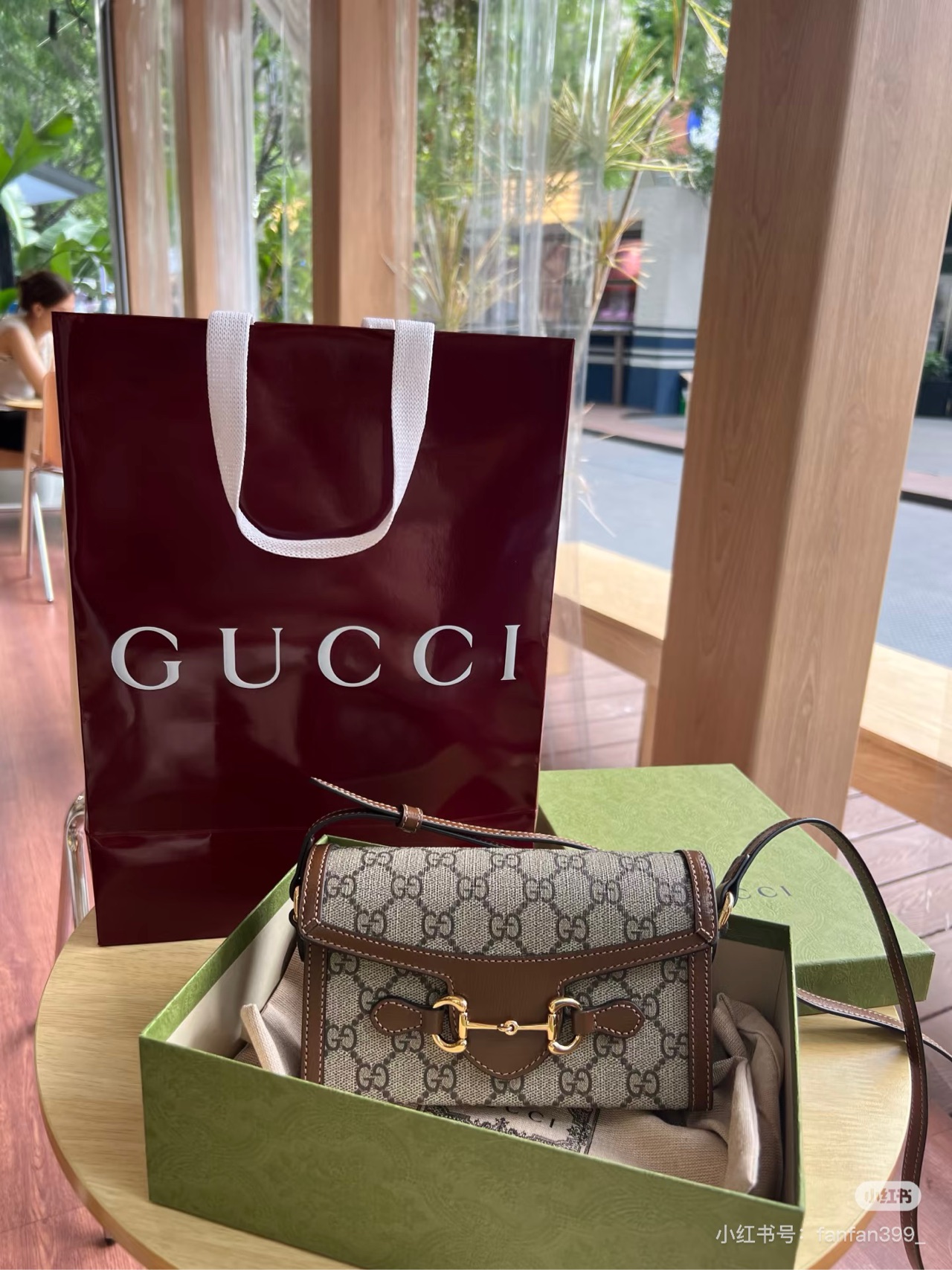 全新未使用 GUCCI/古驰 古驰GUCCI 1955系列相机单肩斜挎包 