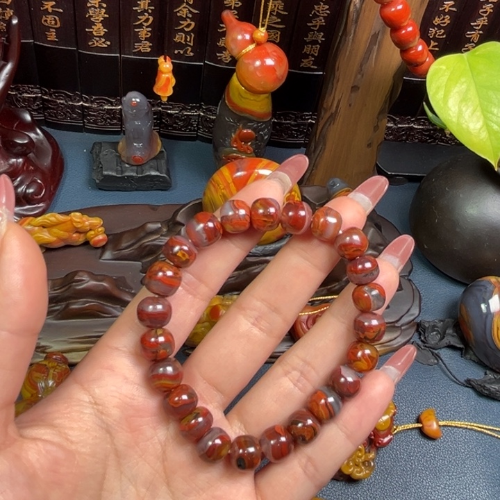 玛瑙/玉髓合金颈饰