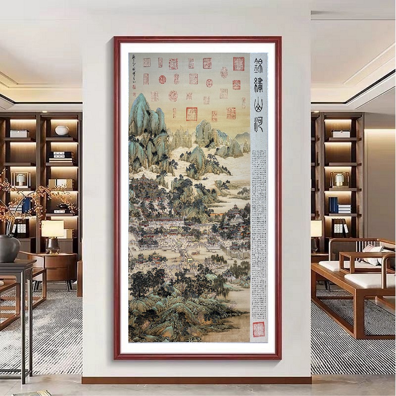 李月山教授作品《锦绣山河》
