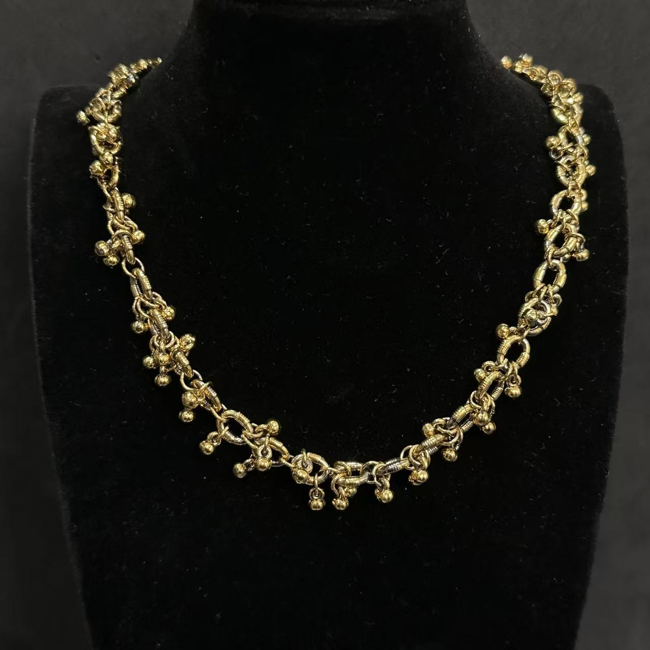 【足金999硕果累累项链】黑金项链#精品黑金工艺#浪漫复古时尚