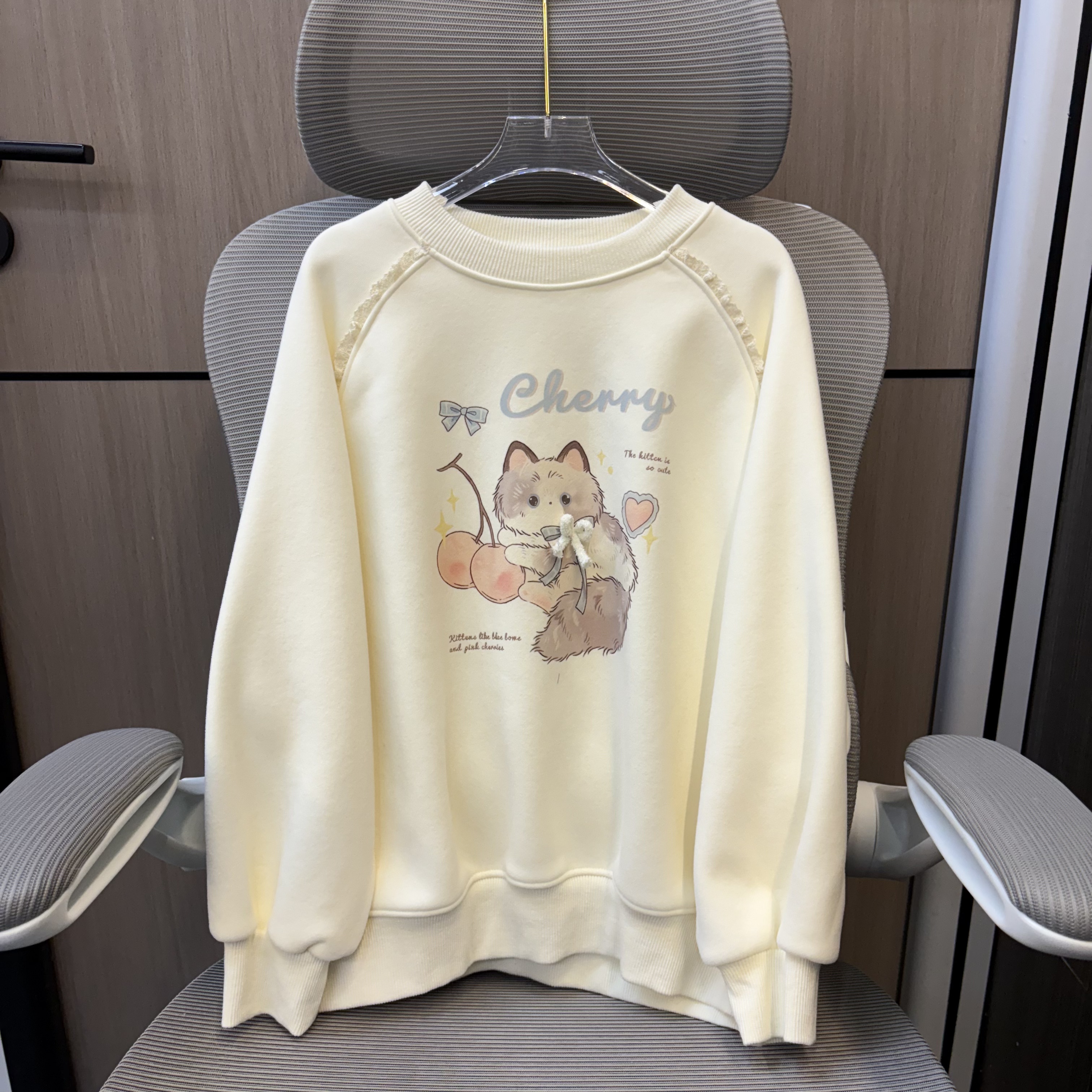 【清货】冬款洋气布偶猫加绒女童圆领卫衣 F216 216 R