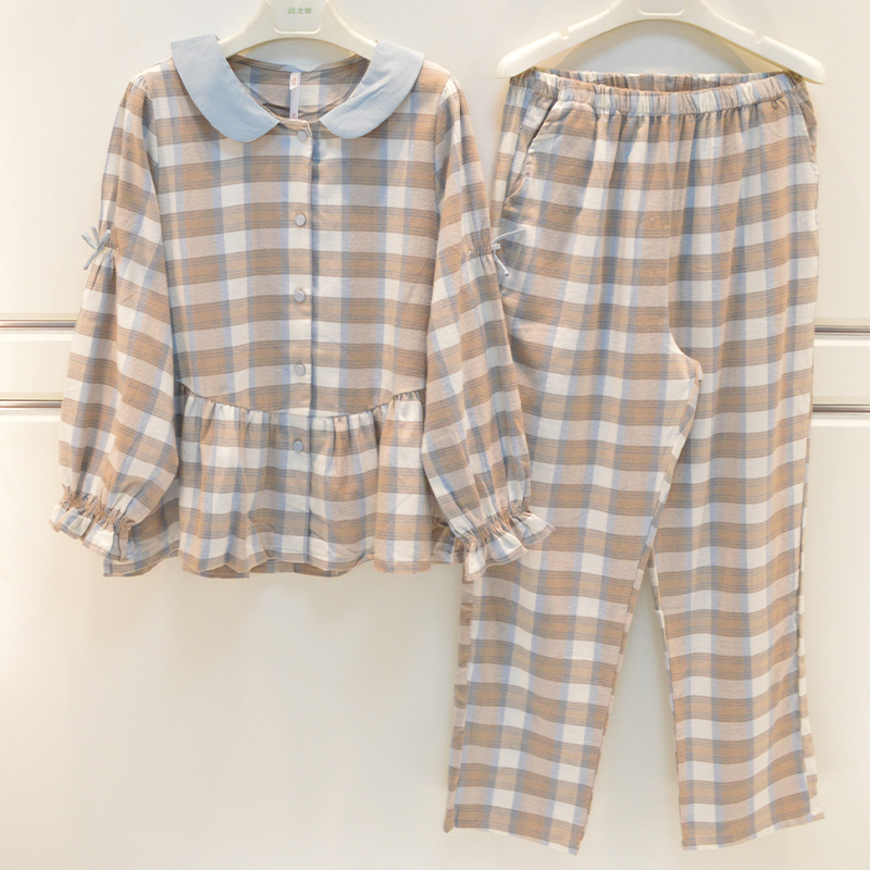 品牌睡衣女春秋家居服20861