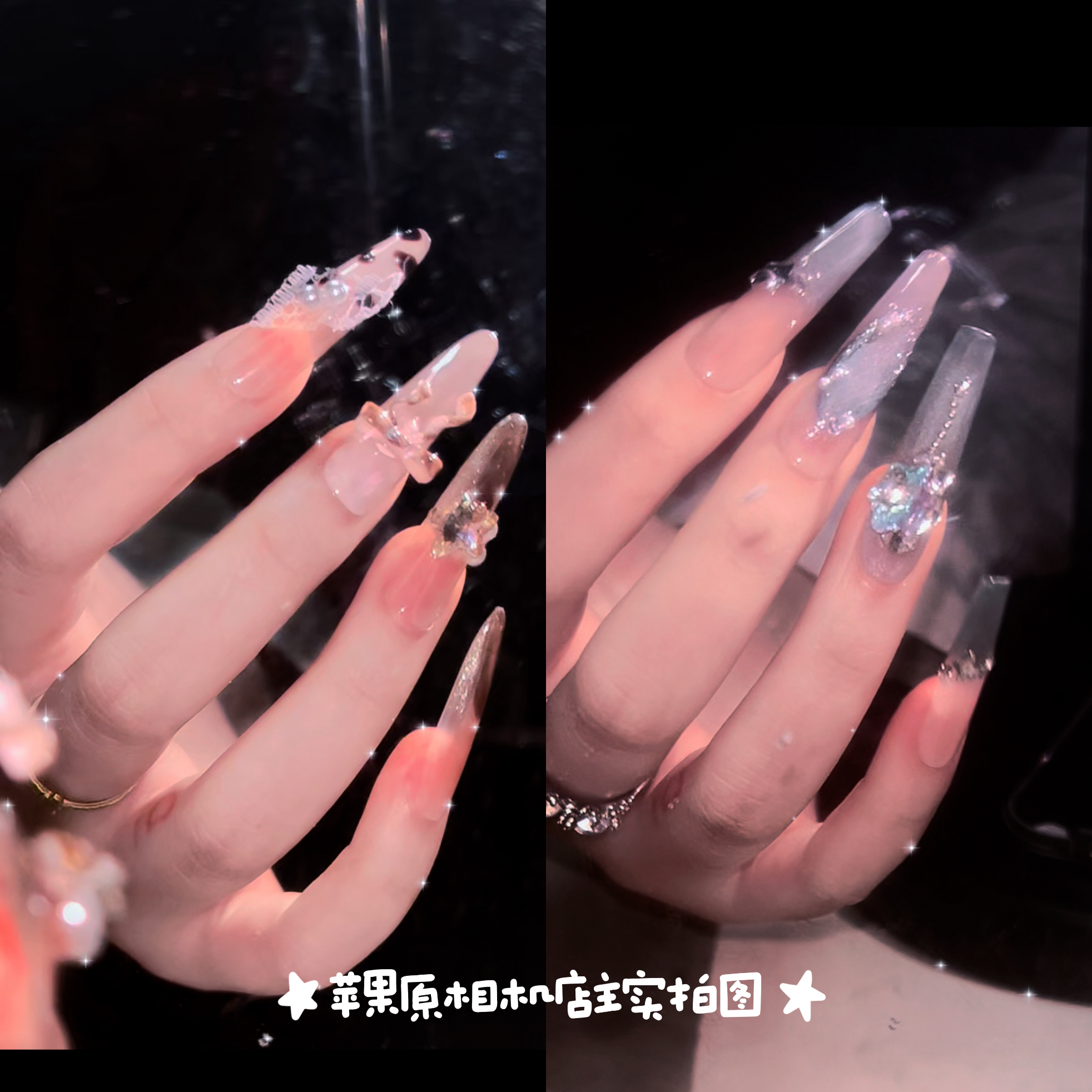 【直播链接】两单飞纯手工穿戴甲不满拍补贴微瑕No退NO换48小时发货