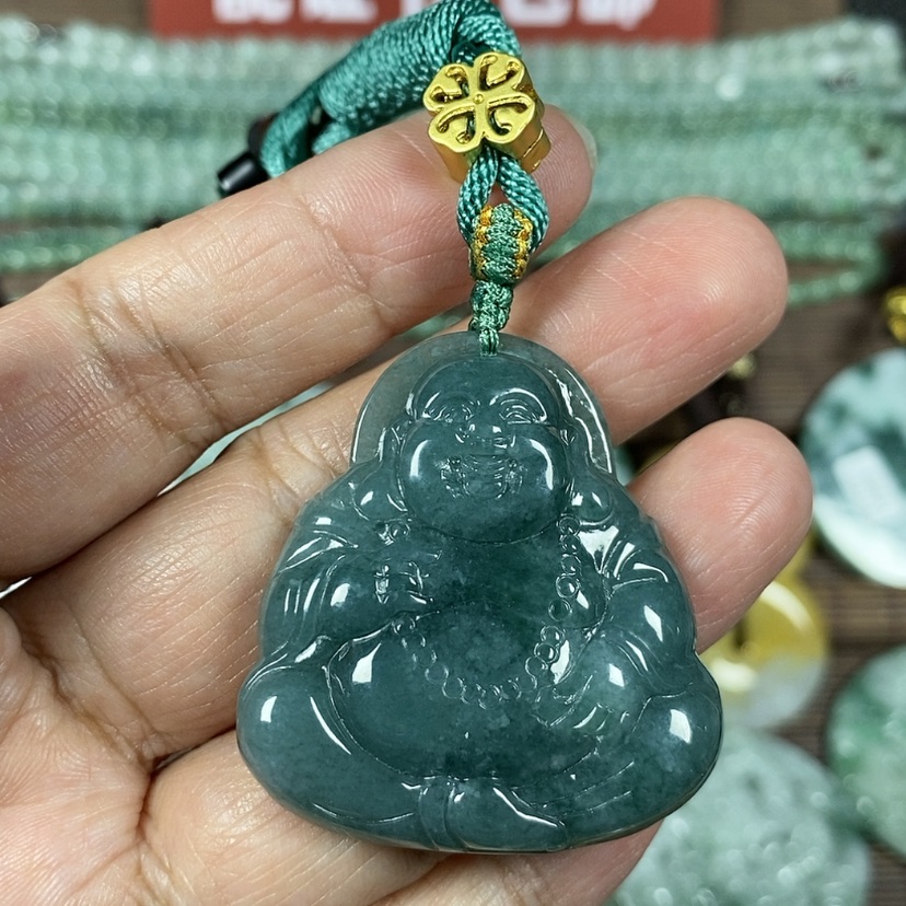 【闪购商品】翡翠颈饰未镶嵌玉吊坠翡翠玉项链佛