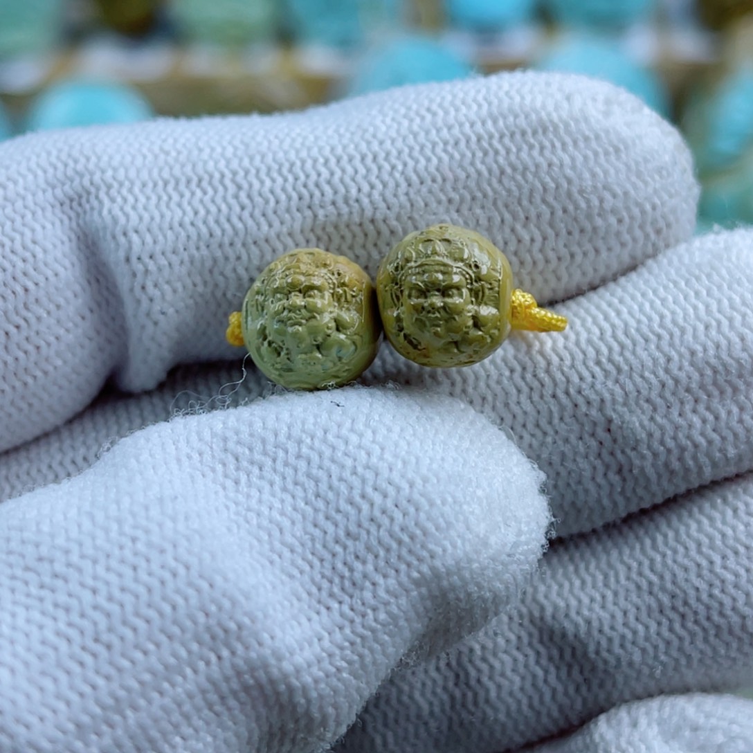 绿松石未镶嵌珠宝奇石9+mm