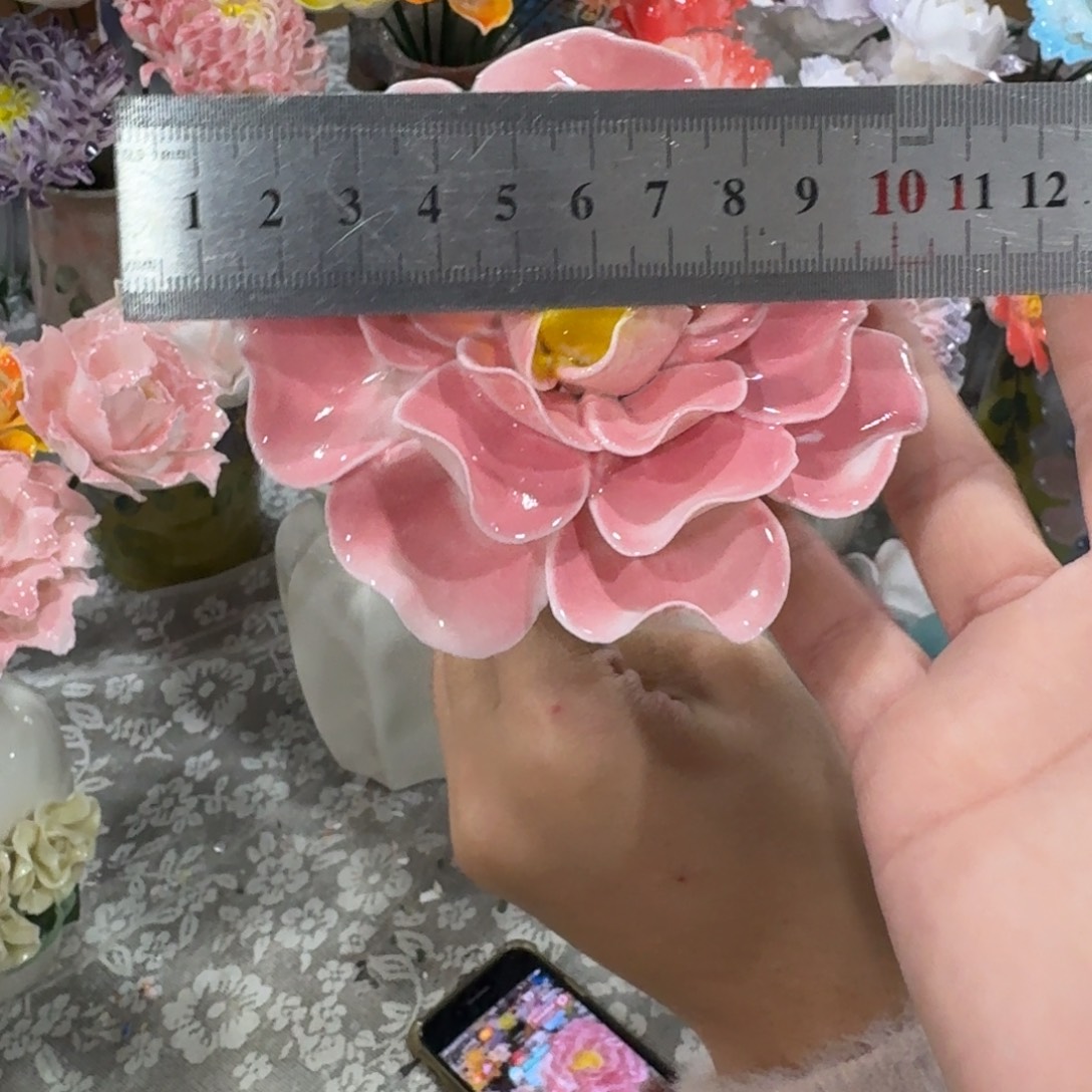 陶瓷花拍满20元发货退款的拉黑