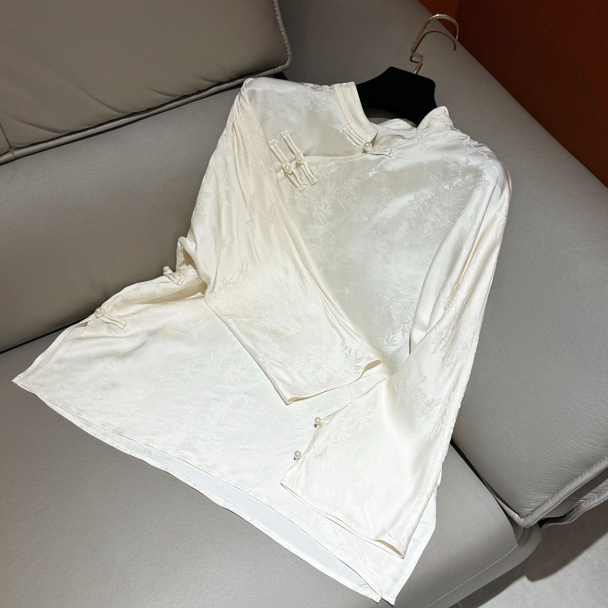 2026新款常规款提花女装民族风中国风立领新中式上衣