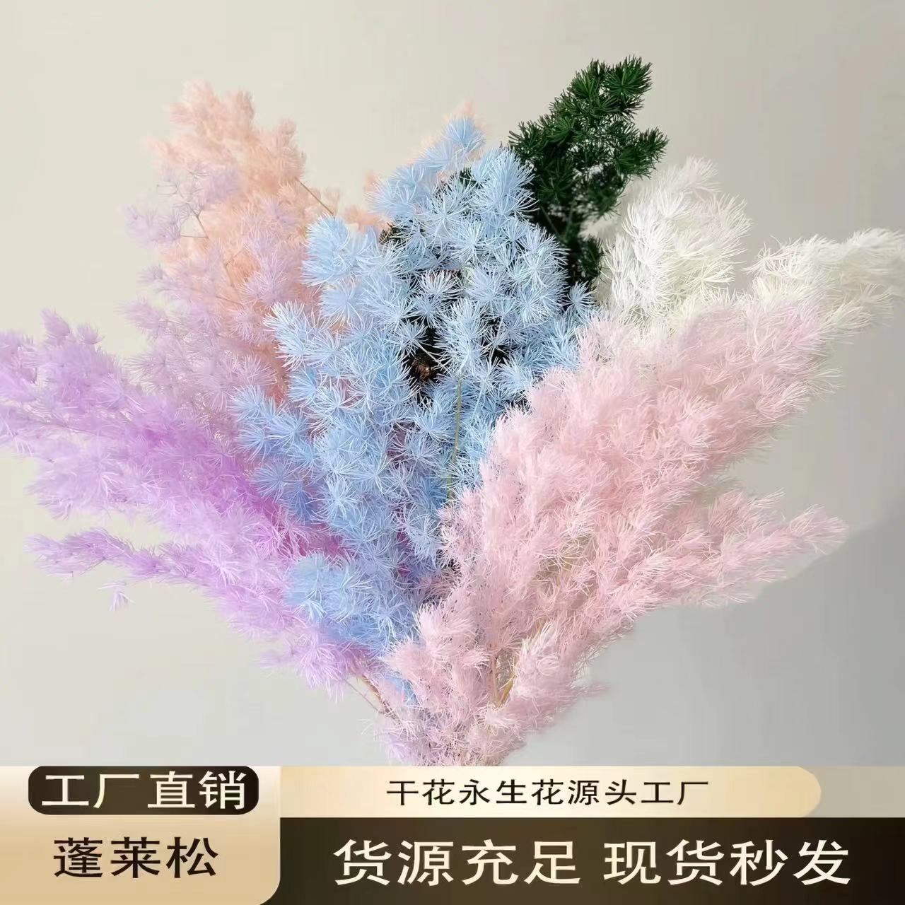 【老师专属】蓬莱松永生花店批发工厂直发手工diy干花束【三把包邮】