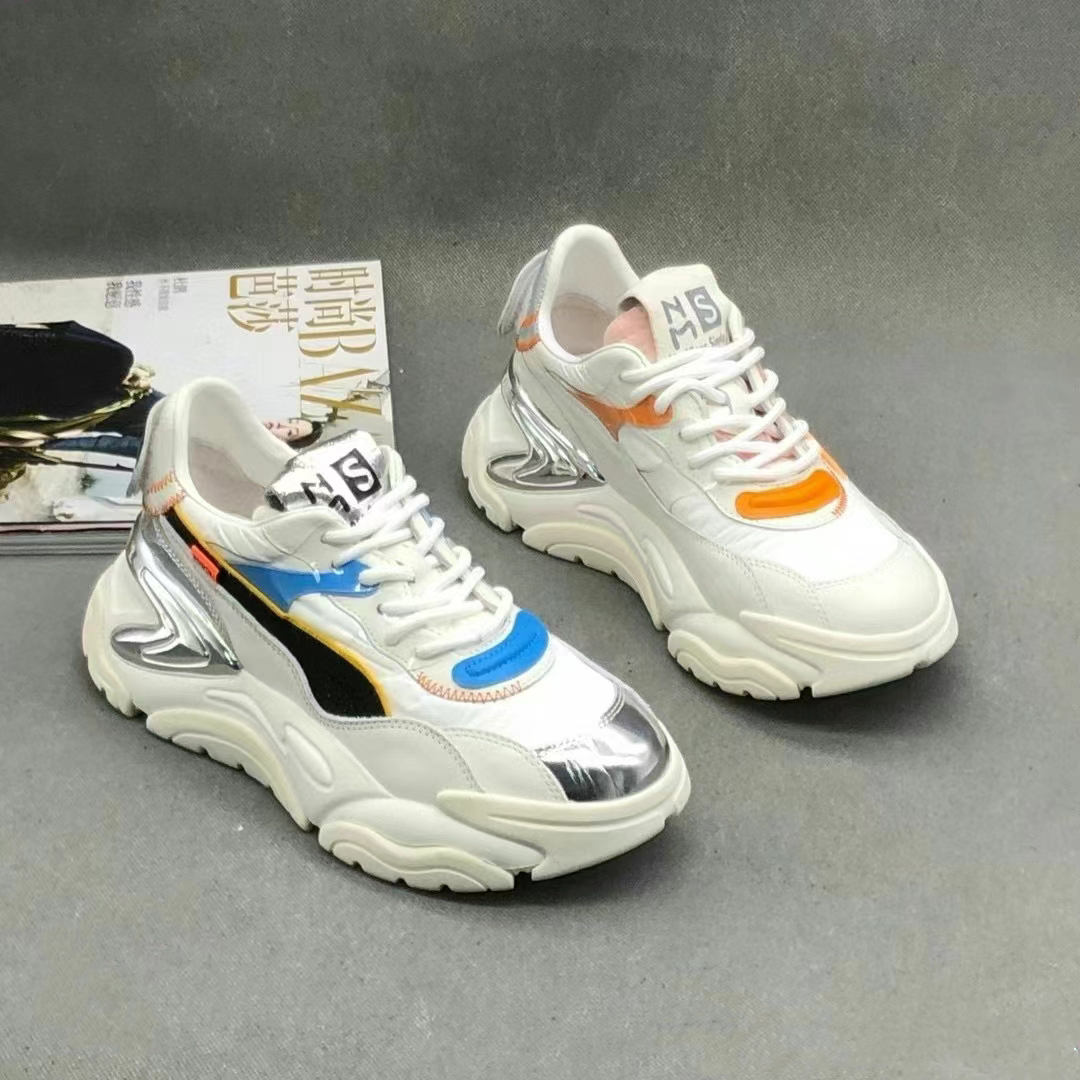 老爹鞋春季新款厚底内增高休闲潮鞋百搭青少年户外运动鞋