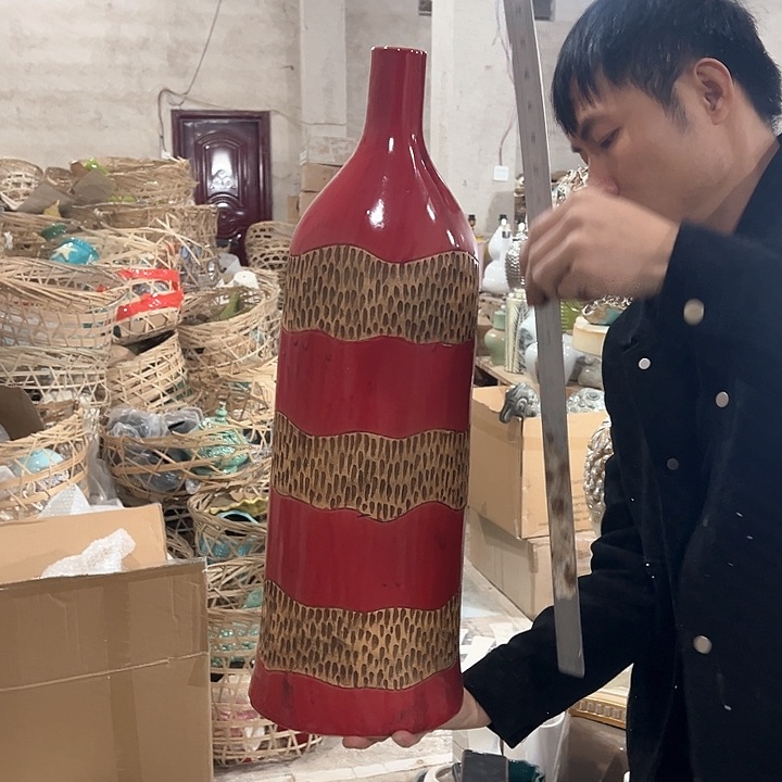 瓶高度64厘米口径4厘米微瑕捡漏