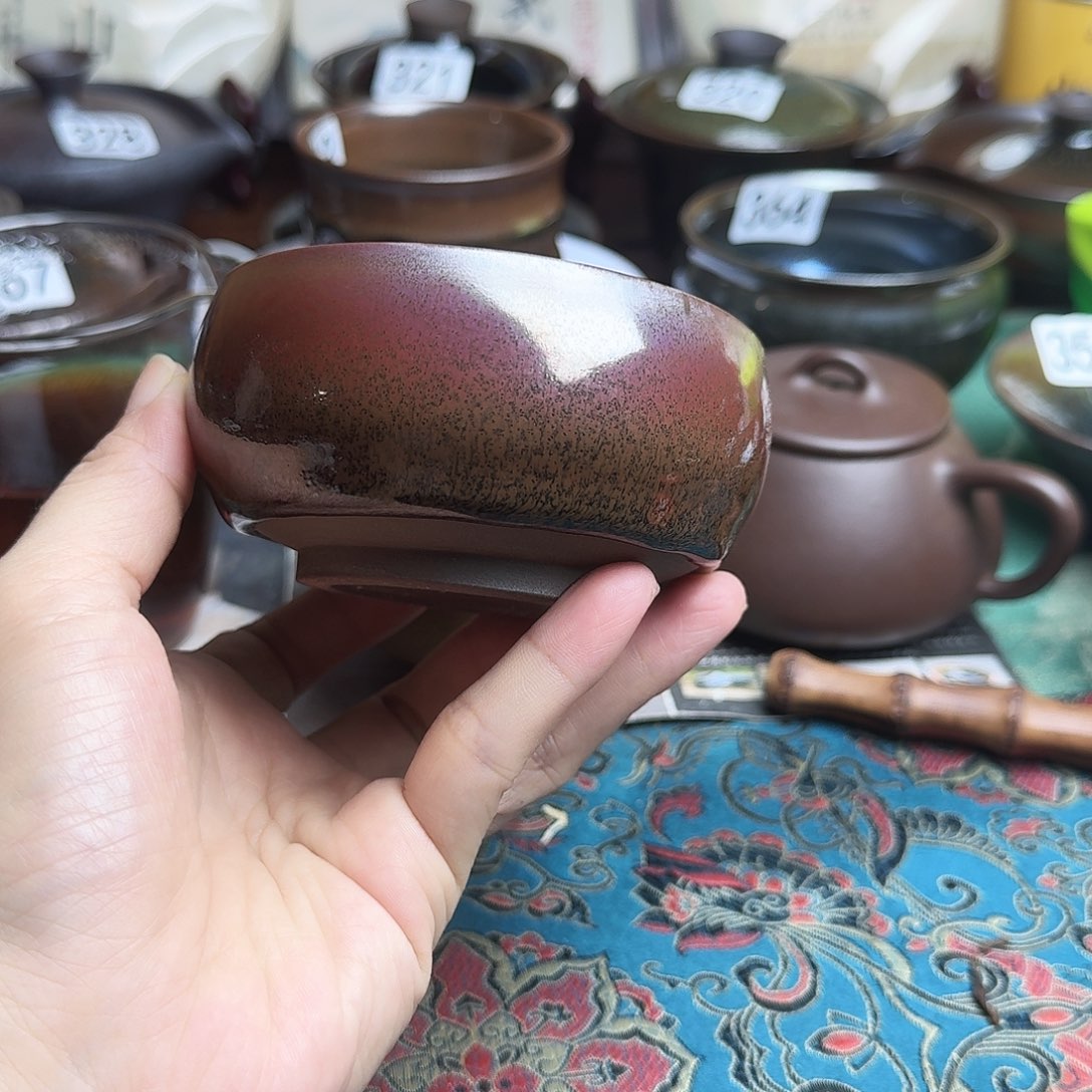 茶盏197 秋罗柴烧手工主人杯