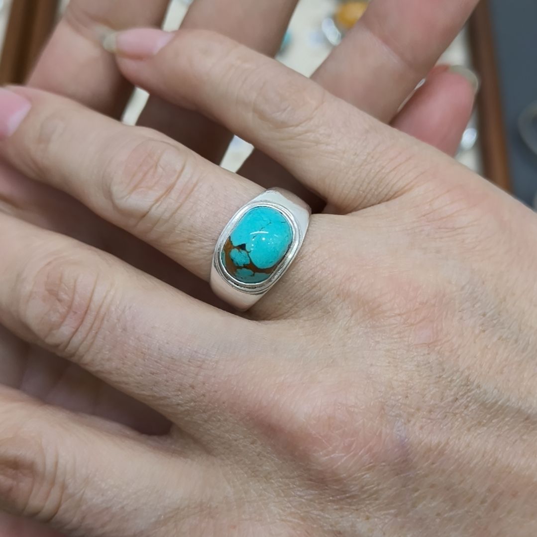 绿松石未镶嵌戒指