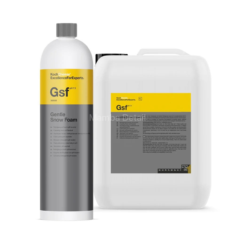 德国KochChemie科赫化学 Gsf 雪樱桃中性洗车液 Gentle Snow Foam