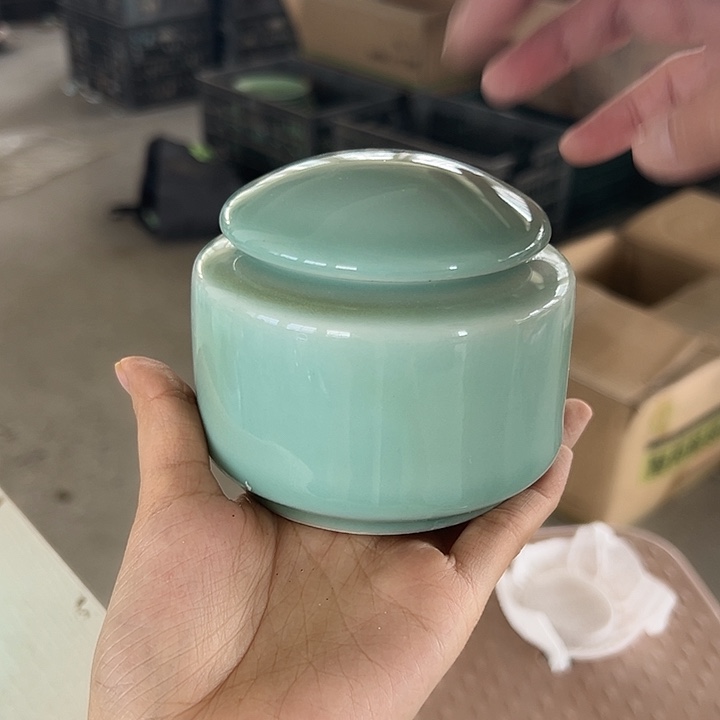 龙泉云间青瓷小米茶器