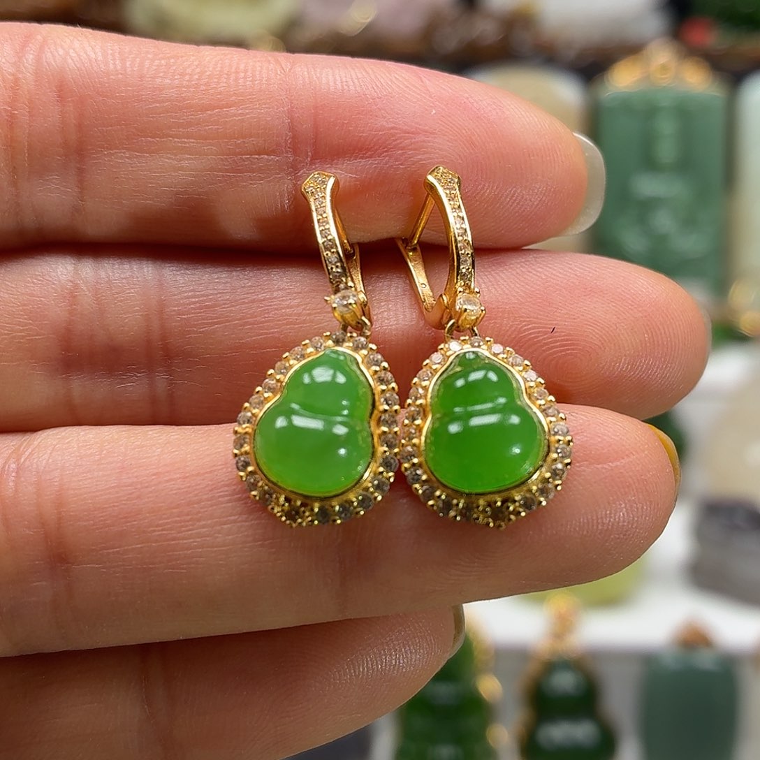 和田玉银S925镶嵌颈饰