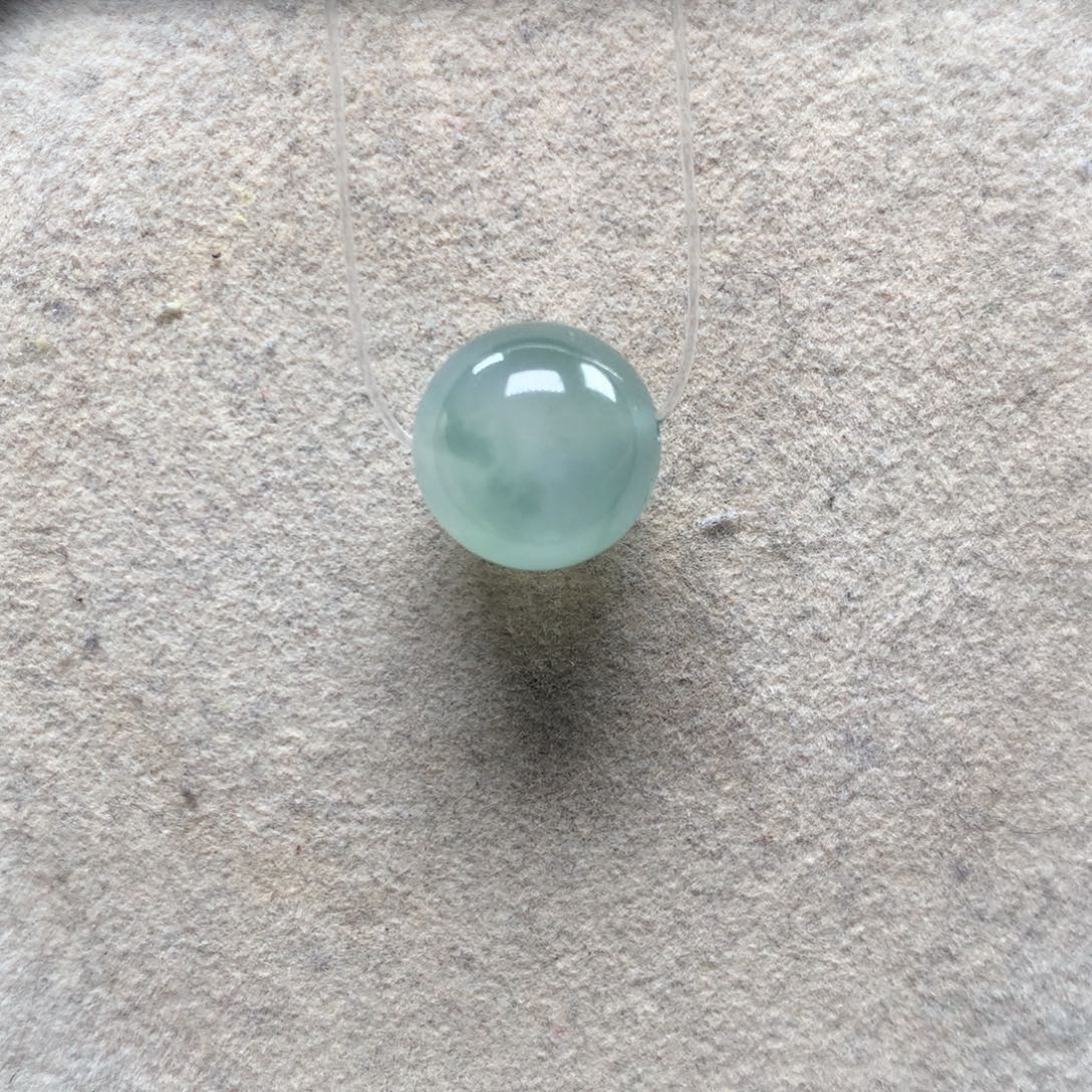 翡翠未镶嵌手链晴水13.1mm